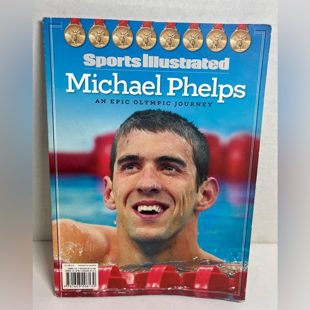 2008 SPORTS ILLUSTRATED - MICHAEL PHELPS "AN EPIC OLYMPIC JOURNEY" BOOK (SWIM)